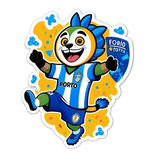 पोर्टो के मासकॉट का जश्न
