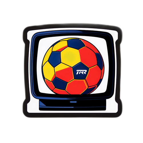 Canlı Yayın Futbol Topu Sticker