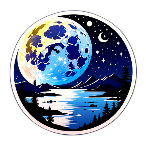 Diseño de una luna llena en enero de 2026