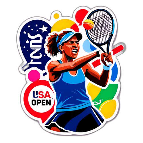 US Open 2025 Klistermärke
