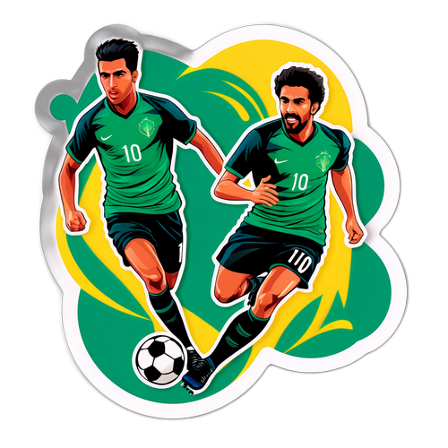 Wachezaji wa Mpira wa Miguu kutoka Al Riyadh na Al Ettifaq