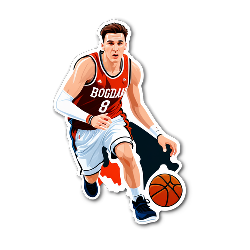 Magbigay ng Buhay sa Iyong Paraan: Ang Sticker ni Bogdan Bogdanovic na Naglalaman ng Sining at Enerhiya!