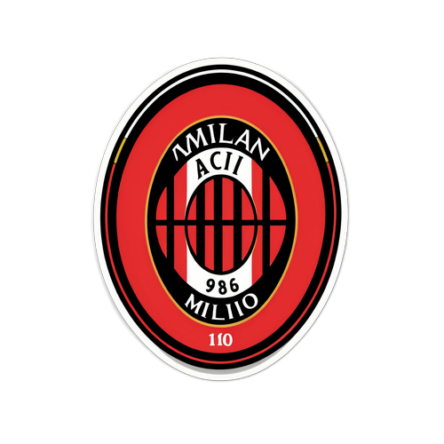 AC 밀란 로고 스티커