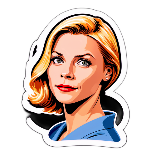 Vintage-klistermerke av Claire Danes