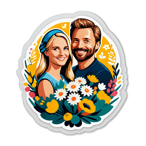 Världens Snyggaste Par: Marius Borg Høiby och Mette Marit Omfamnade av Blomsterprakt!