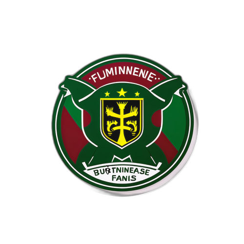 Adesiv cu fanii Fluminense și Dortmund