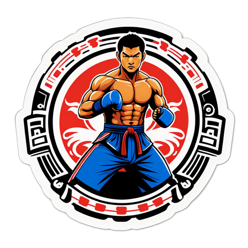 Pem Sticker Pejuang Tawanchai di Dalam Peringkat