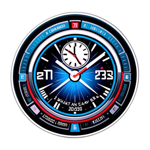 Autocollant commémoratif pour 'Quelle époque 31 janvier 2026'