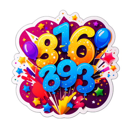 Adesivo de Celebração da Quina 6919