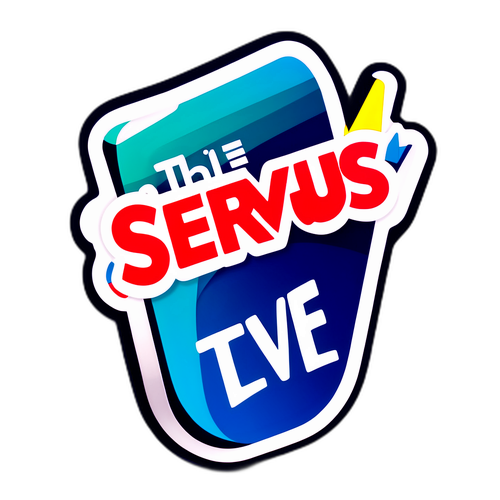 Servus TV Live Logo auf dynamischem Hintergrund
