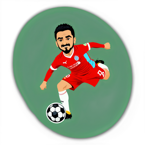 İlkay Gündoğan'ın Uçan Topu Sticker Tasarımı