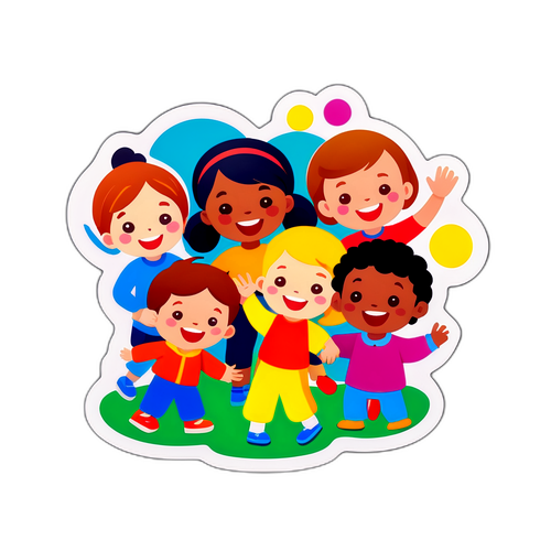 Lapset ja aikuiset leikkimässä yhdessä