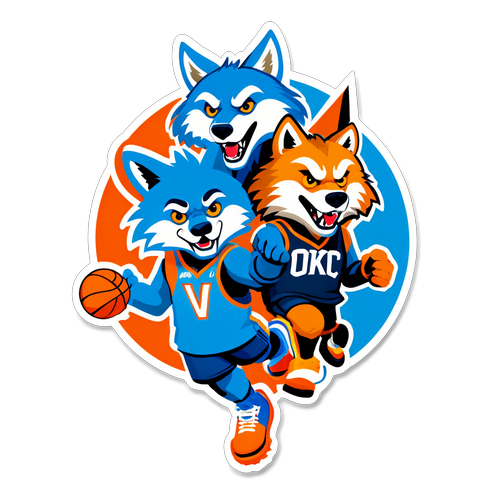 Sticker para sa Laban ng OKC at Wolves Game 2