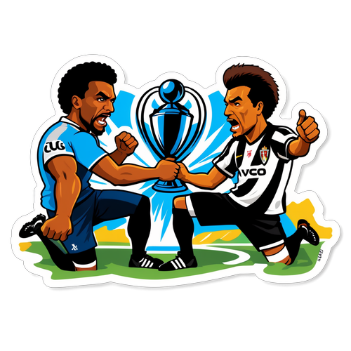 A Grande Rivalidade! Fortaleza vs Vasco: A Batalha dos Ídolos Em Sticker Incrível!