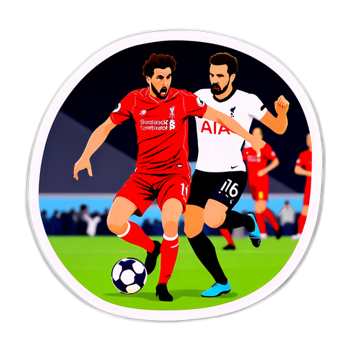 토트넘 vs 리버풀 긴장감 있는 순간