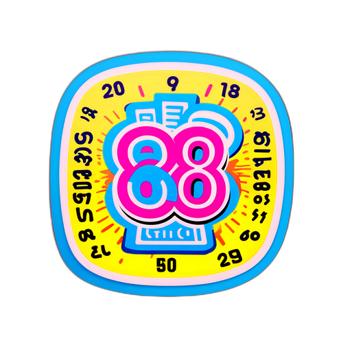 Desenho de um bilhete de loteria Quina 6921