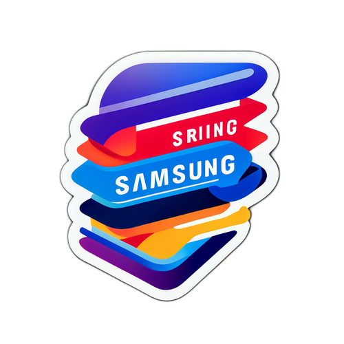 삼성 전자의 혁신을 상징하는 스티커