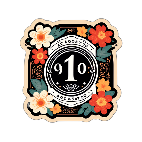 Adesivo vintage 11 Agosto