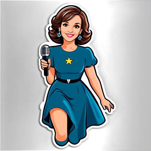 Petra Mede i Glamourösa Kläder