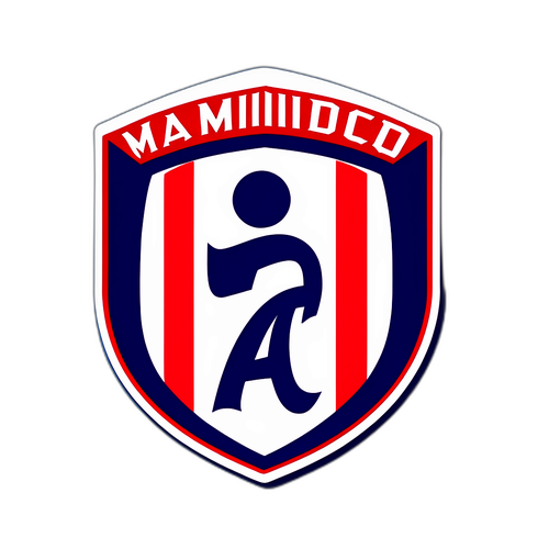 Atletico Madrid Logo Sticker
