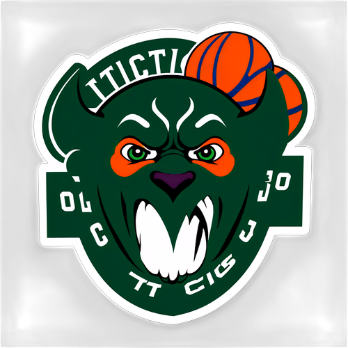 Calcomanía del espíritu de la NBA