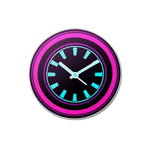 Relógio 20:20 com Efeitos Gloriosos