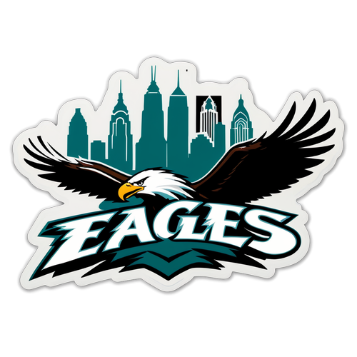 Philadelphia Eagles Skyline Klistermärke