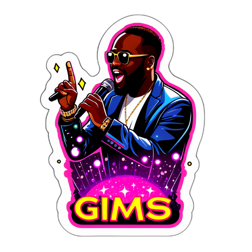 Gims sur scène à Paris