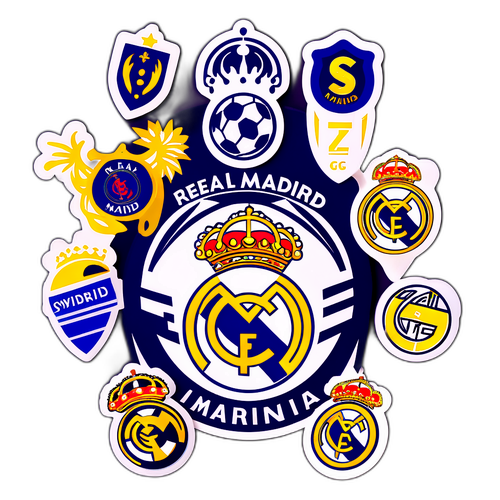 สติ๊กเกอร์แสดงการฝึกซ้อมของทีมเรอัลมาดริดก่อนการแข่งขัน