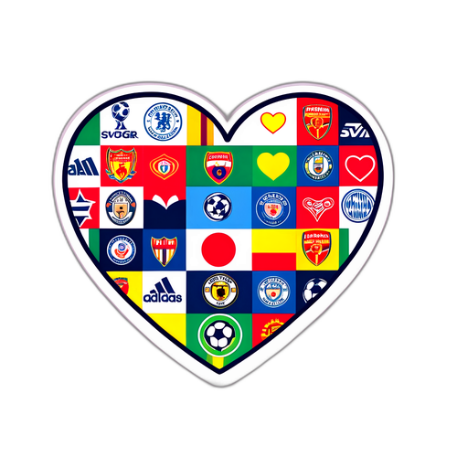 Hati Bertema Bola Sepak