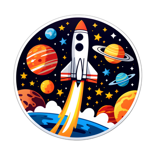 ULA Launch Celebration Sticker