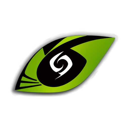 未来的な技術を強調した創造的なNVIDIAロゴ