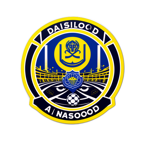 Chic na Sticker ng Al Kholood vs Al-Nassr