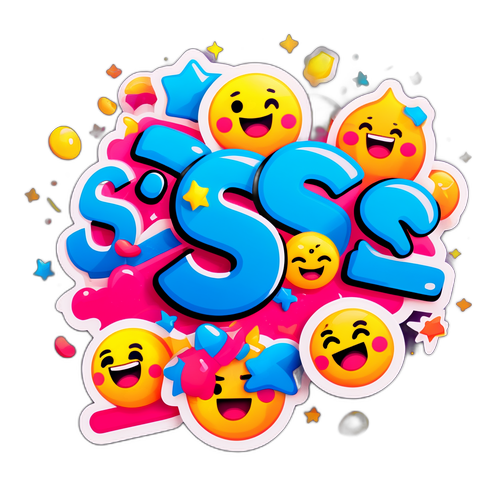 Cheeky Sticker na may 'SSS'
