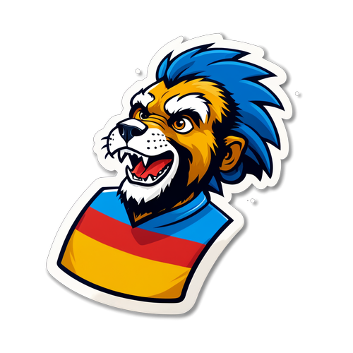 สติ๊กเกอร์การ์ตูนจากการแข่งขันระหว่างคริสตัลพาเลซและวูล์ฟแฮมป์ตัน