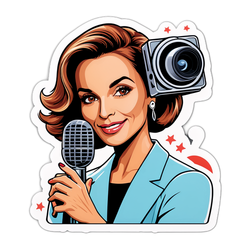 Adesivo Glamour di Barbara D'Urso