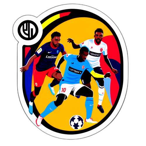Affiche dynamique d'un match de Ligue 1