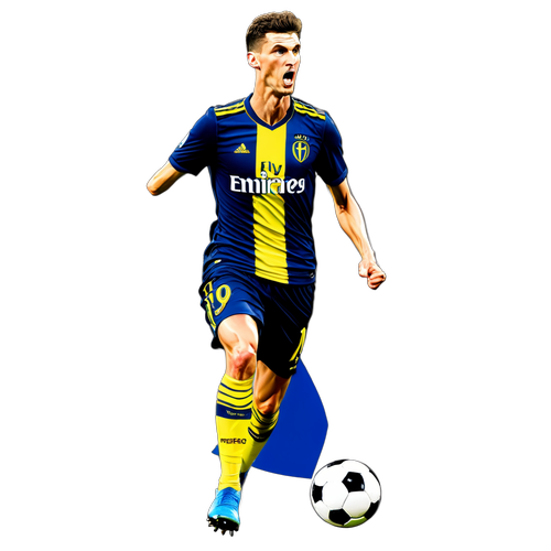 Fenerbahçe'nin Yıldızı! Thomas Meunier'in Dinamik Pozu ile Futbol Tutkusunu Yaşayın!