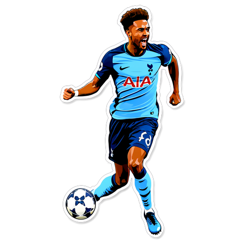 Desain Stiker Energetik Tottenham