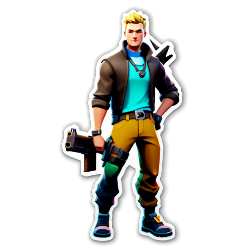 Stickerul Aventurii Fortnite