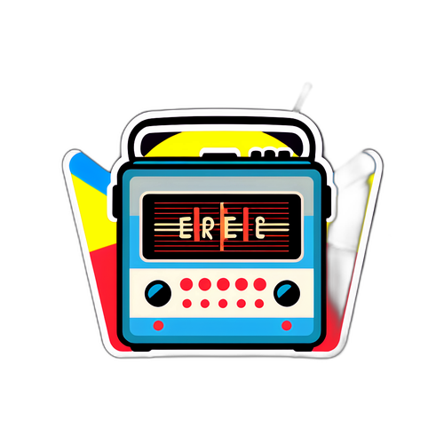 Retro rádió vevő, a Szabad Európa Rádió mintájára