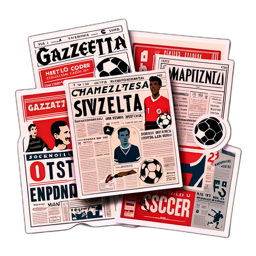 Αυθεντική Αυτοκόλλητη Ετικέτα Gazzetta σε Vintage Στυλ