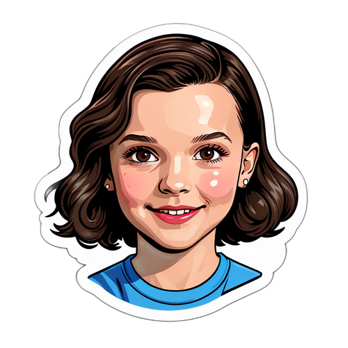 Sticker Millie Bobby Brown