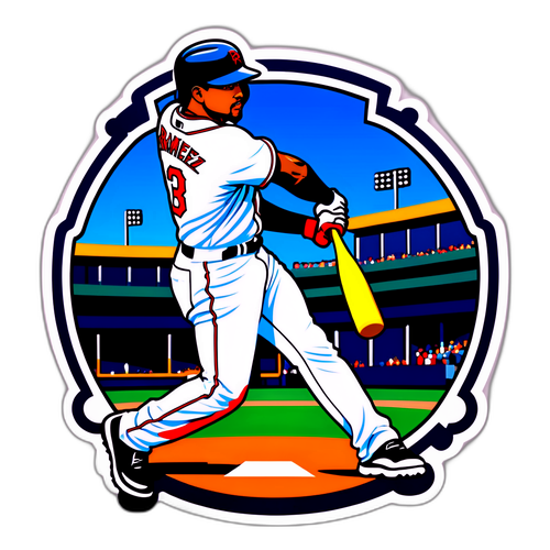 Jose Ramirez Home Run Sticker