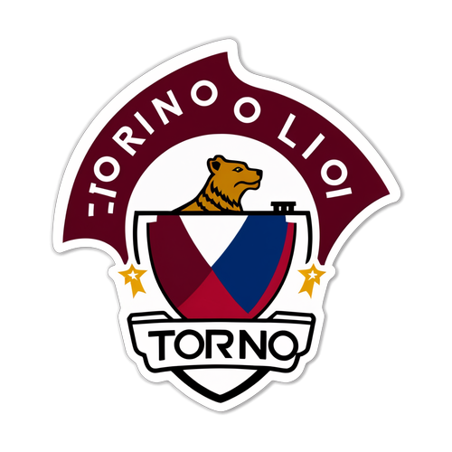 Torino és Bologna logók a szurkolók háttérében