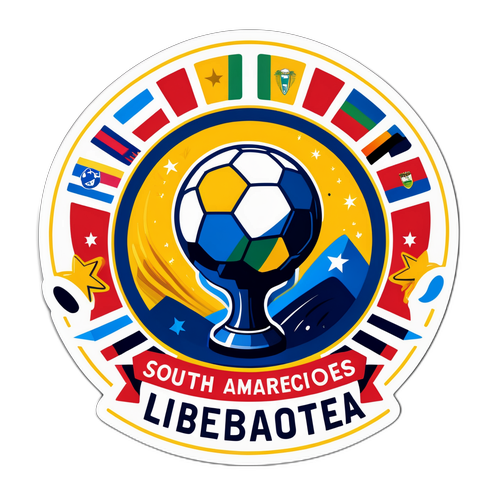 Un sticker que celebra la historia del fútbol sudamericano