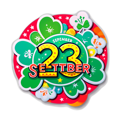 Colorful Lottery Ticket Sticker