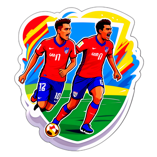 Arte dinâmica de um jogo entre Goiás e Atlético-GO