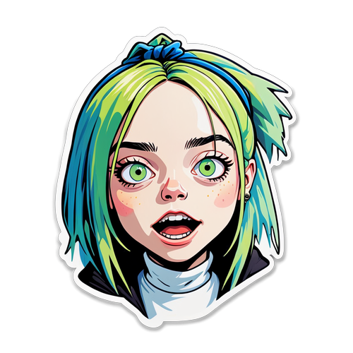 Wees Jezelf - Billie Eilish Sticker