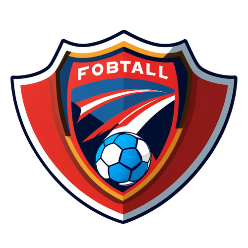 Наклейка сShield и мячом для MLS, с фразой "Футбол - это страсть!"